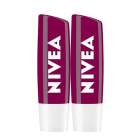 Nivea Böğürtlen Aromalı 2x4.8 gr Dudak Bakım Kremi
