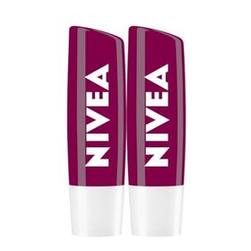 Nivea Böğürtlen Aromalı 2x4.8 gr Dudak Bakım Kremi