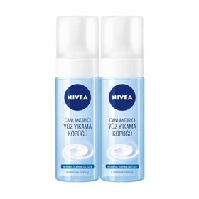 Nivea Canlandırıcı 150 ml Lotus Çiçeği Özlü ve 150 ml Badem Yağı Özlü Yüz Yıkama Köpüğü