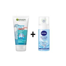 Nivea Canlandırıcı 150 ml Lotus Çiçeği Özlü ve 150 ml Badem Yağı Özlü Yüz Yıkama Köpüğü