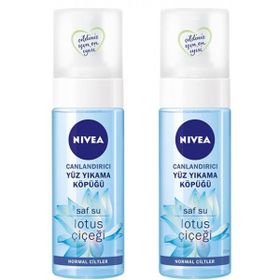 Nivea Canlandırıcı Normal ve Karma Ciltler 2x150 ml Yüz Yıkama Köpüğü