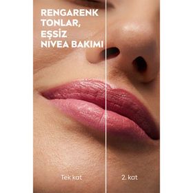 Nivea Caring Beauty Rose SPF30 4.8 gr Dudak Bakım Kremi