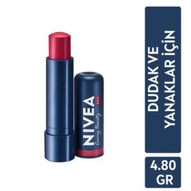 Nivea Caring Beauty SPF30 4.8 gr Red Dudak Bakım Kremi