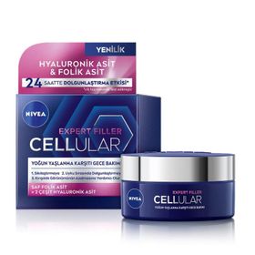 Nivea Celluar Expert Filler 50 ml Anti-Aging Gece Kremi