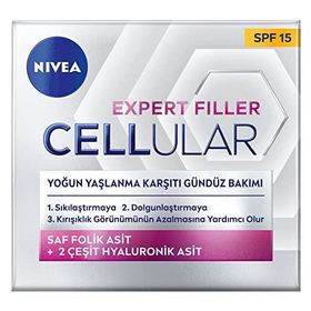 Nivea Cellular Expert Filler 50 ml Yoğun Yaşlanma Karşıtı Gündüz Yüz Bakım Kremi