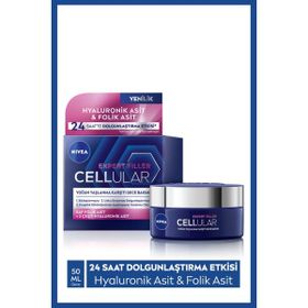 NIVEA Cellular Expert Filler Anti-Aging 50 ml Gece Yüz Bakım Kremi