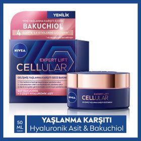 Nivea Cellular Expert Lift 50 ml Gelişmiş Yaşlanma Karşıtı Gece Yüz Kremi