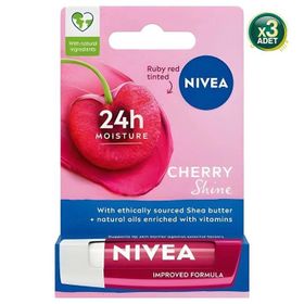 Nivea Cherry Shine 3x4.8 gr Dudak Bakım Kremi
