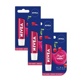 Nivea Cherry Shine 3x4.8 gr Dudak Bakım Kremi