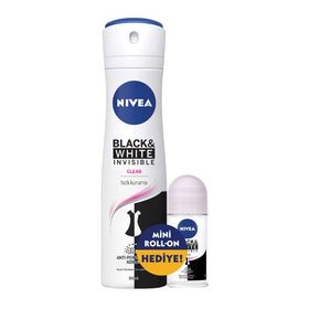 Nivea Clear 150 ml Deodorant ve 25 ml Kadın Roll-on