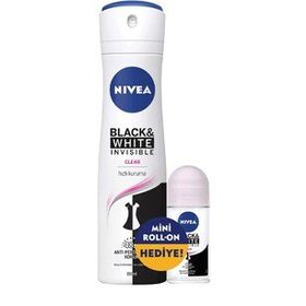 Nivea Clear 150 ml Deodorant ve 25 ml Kadın Roll-on