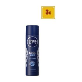 Nivea Cool Kick 3x150 ml Erkek Sprey Deodorant