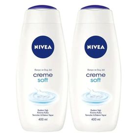 Nivea Creme Soft 2x400 ml Duş Jeli