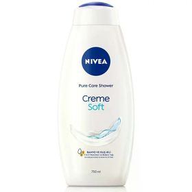 Nivea Creme Soft 750 ml Badem Yağlı Banyo ve Duş Jeli