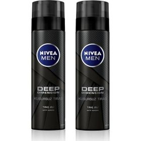Nivea Deep Dımensıon 2x200 ml Tıraş Jeli