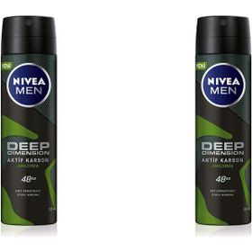 Nivea Deep Dimension Aktif Karbon Amazonia 2x150 Ml Deodorant