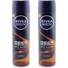 Nivea Deep Dimension Aktif Karbon Amazonia 2x150 Ml Deodorant