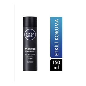 Nivea Deep Dimension Dark Wood 150 ml Erkek Sprey Deodorant