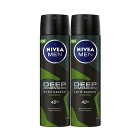 Nivea Deo Deep Dimension Amazonia 3x150 ml Erkek Sprey Deodorant