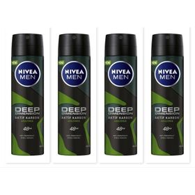 Nivea Deo Deep Dimension Amazonia 4x150 ml Erkek Sprey Deodorant