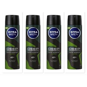 Nivea Deo Deep Dimension Amazonia 4x150 ml Erkek Sprey Deodorant