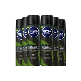 Nivea Deo Deep Dimension Amazonia 6x150 ml Erkek Sprey Deodorant