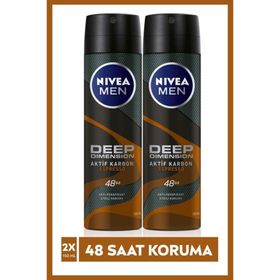 Nivea Deo Deep Dimension Espresso 2x150 ml Erkek Sprey Deodorant