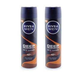Nivea Deo Deep Dimension Espresso 2x150 ml Erkek Sprey Deodorant