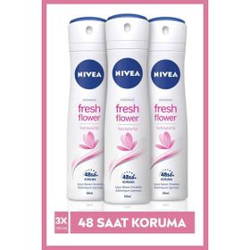 Nivea Deo Fresh Flower 3 x 150 ml Kadın Sprey Deodorant