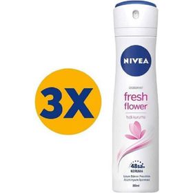 Nivea Deo Fresh Flower 3 x 150 ml Kadın Sprey Deodorant