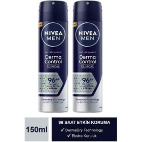 Nivea Derma Control Clinical 2x150 ml Erkek Sprey Deodorant