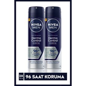 Nivea Derma Control Clinical 2x150 ml Erkek Sprey Deodorant
