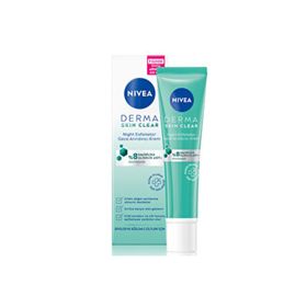 Nivea Derma Skin Clear %8 Niasinamid Night Exfoliator 40 ml Gece Arındırıcı Sivilce Karşıtı Krem