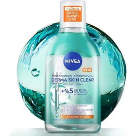Nivea Derma Skin Clear Serum Etkili Çift Fazlı Micellar 400 ml Makyaj Temizleme Suyu