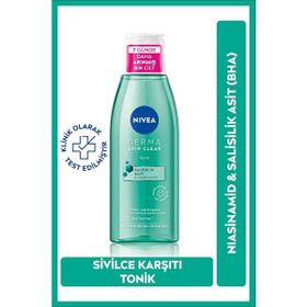 Nivea Derma Skin Clear Sivilce Karşıtı Yüz Temizleyici Peeling 150 ml Derma Skin Nemlendirici Tonik