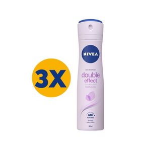 Nivea Double Effect 3x150 ML Kadın Deodorant