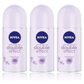 Nivea Double Effect 3x50 ml Kadın Deo Roll-On