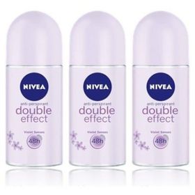 Nivea Double Effect 3x50 ml Kadın Deo Roll-On