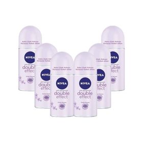 Nivea Double Effect 6x50 ml Kadın Deodorant Roll-On
