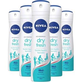 Nivea Dry Fresh 5x150ml Kadın Sprey Deodorant
