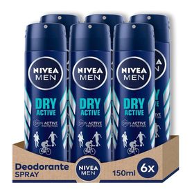 Nivea Dry Fresh 6x150 ml Erkek Sprey Deodorant