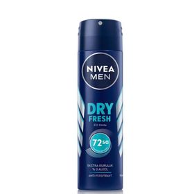 Nivea Dry Fresh Antiperspirant Ter Önleyici Leke Yapmayan Erkek Sprey Deodorant 150 ml