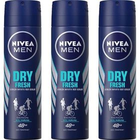 Nivea Dry Fresh Erkek 3x150 ml Sprey Deodorant