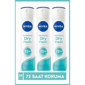 Nivea Dry Fresh Kadın 3x150 ml Sprey Deodorant