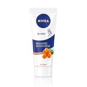 Nivea E Vitamini ve Deniz İğdesi İçerikli 75 ml Besleyici El Bakım Kremi