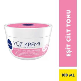 Nivea Eşit Cilt Tonu Nemlendirme Tüm Ciltler 100 ml Yüz Kremi