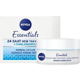 Nivea Essentials 24 Saat Nem Takviyesi Canlandırıcı Spf15 50 ml Gündüz Kremi