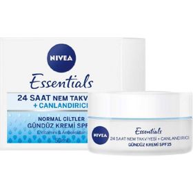 Nivea Essentials 24 Saat Nem Takviyesi Canlandırıcı Spf15 50 ml Gündüz Kremi