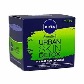 Nivea Essentials Urban Skin Detox 50 ml Gece Jel Krem
