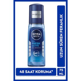 Nivea For Men Fresh Active Pompalı 75 ml Sprey Deodorant